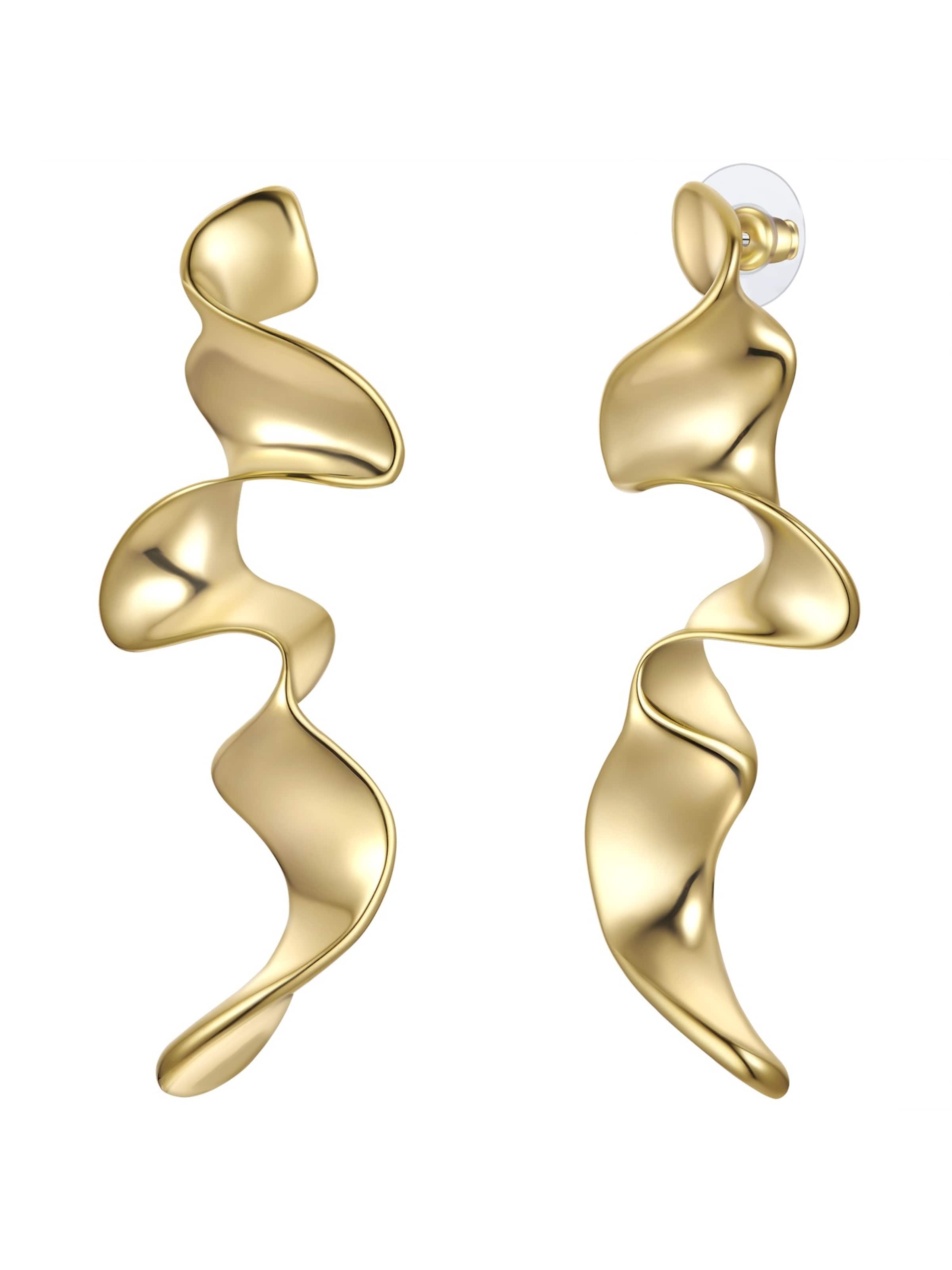 Yokoamii Oorbellen in Goud: voorkant