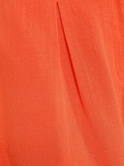 love & roses Bukser med lægfolder i 36 i orange, Produktvisning