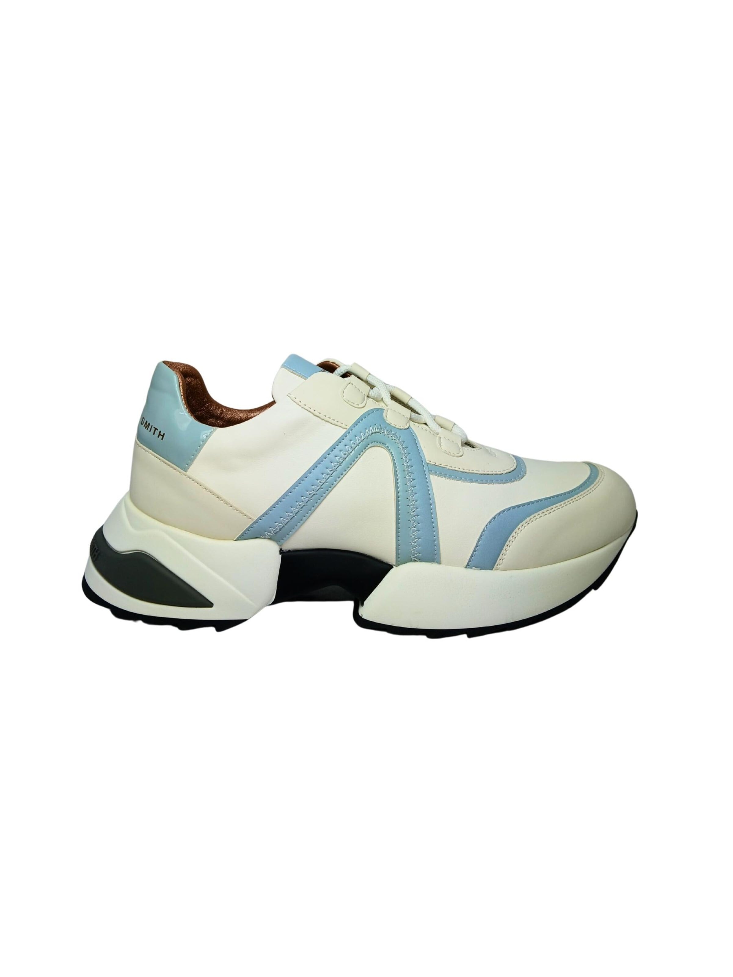 Alexander Smith Platform trainers in White