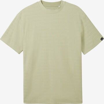 T-Shirt TOM TAILOR DENIM en vert : devant