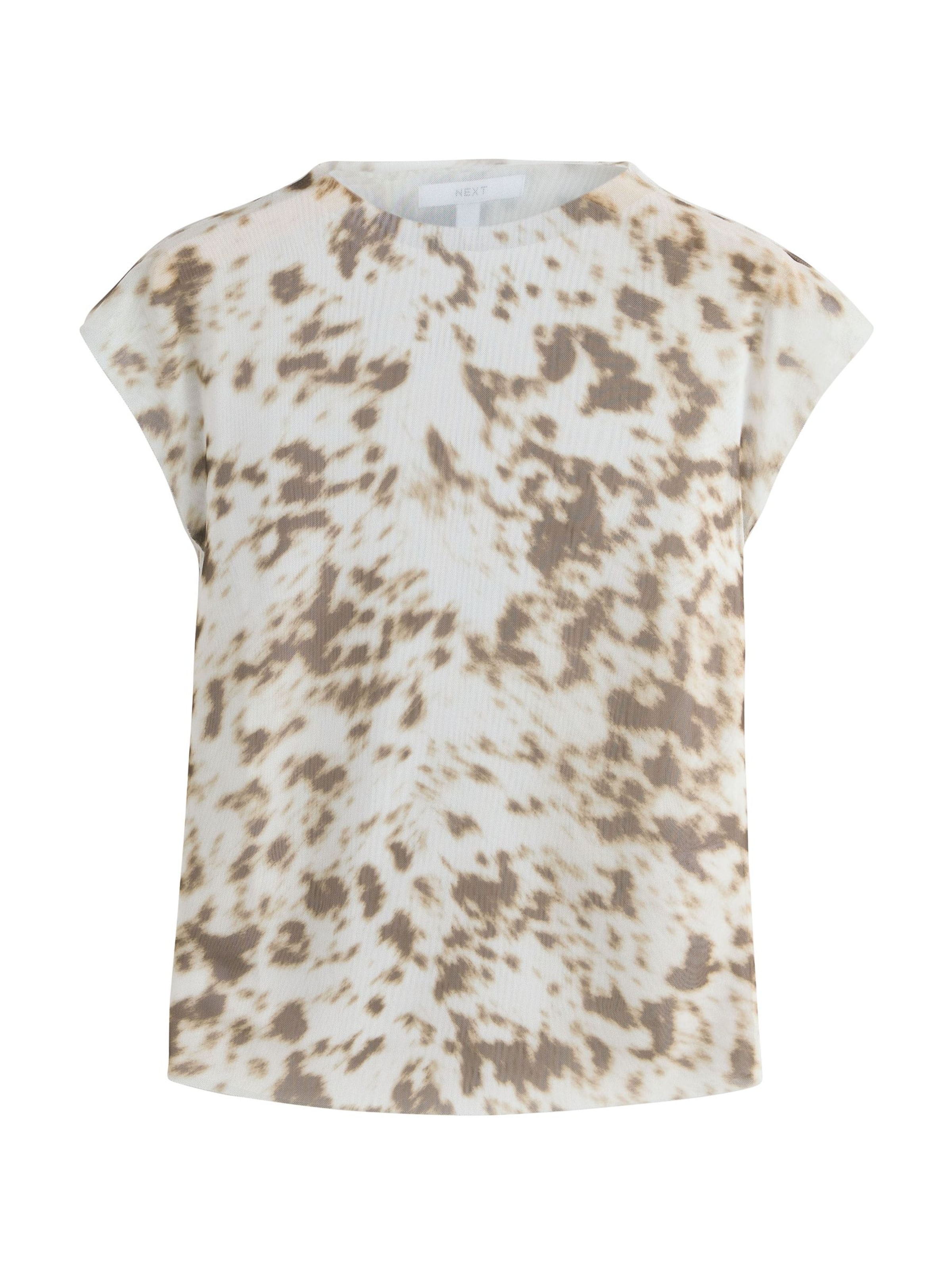 Next - Blusa em castanho: frente