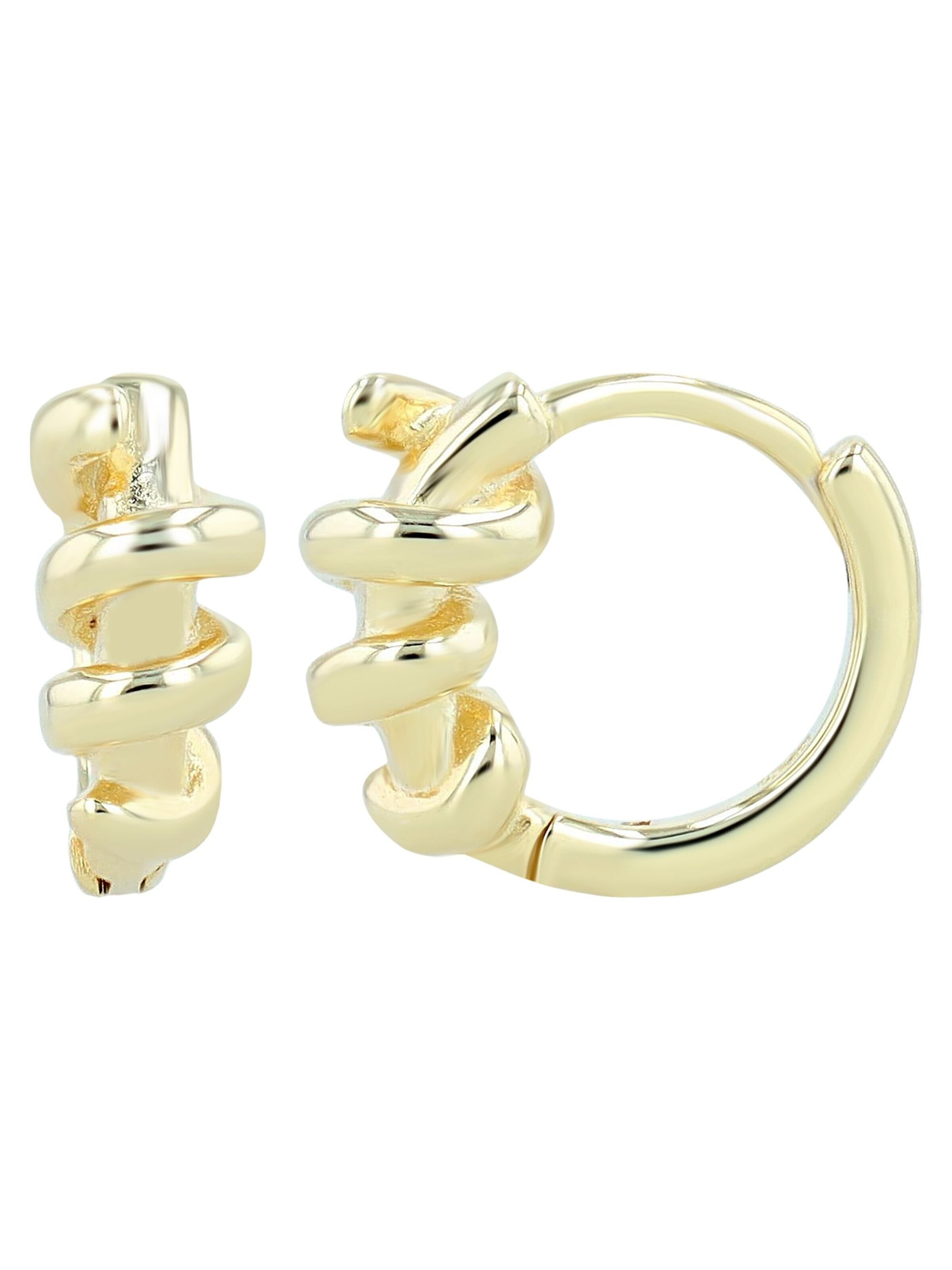 Akzent Earrings '"Valo" aus 925 Sterlingsilber, rhodiniert, langlebig' in Gold