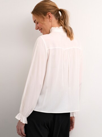 Cream Blouse 'Venea' in Wit