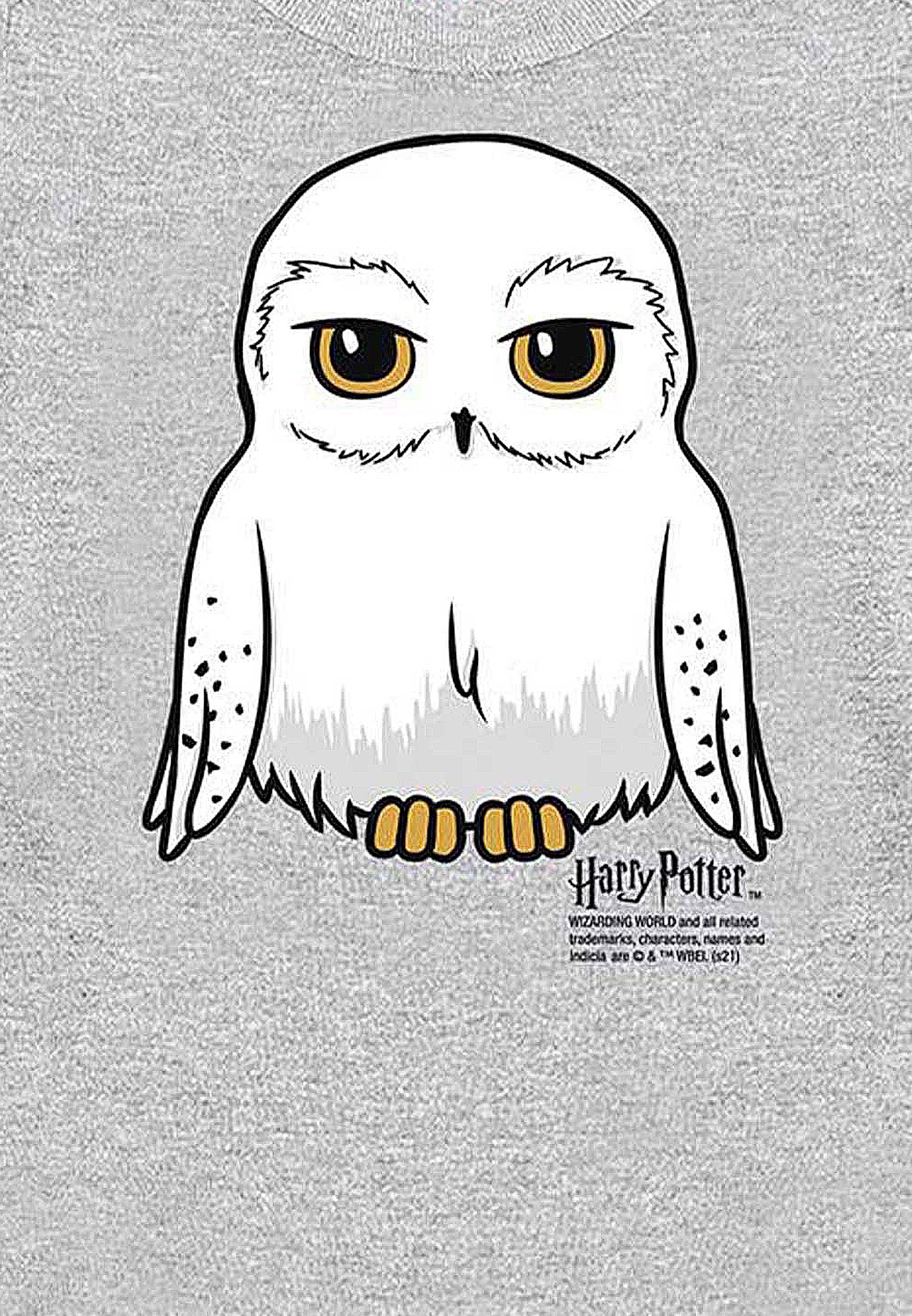 LOGOSHIRT Romper/Bodysuit 'Harry Potter - Hedwig' in Grey | ABOUT YOU