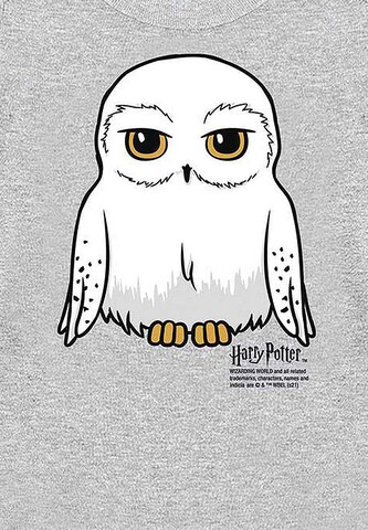LOGOSHIRT Romper/bodysuit 'Harry Potter - Hedwig' in Grey