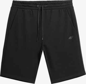 4F Sportovní kalhoty – černá: přední strana