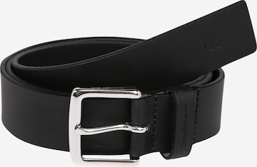 Ceinture Calvin Klein Jeans en noir : devant