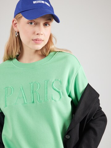 JDY Sweatshirt 'JDYPARIS' in Grün