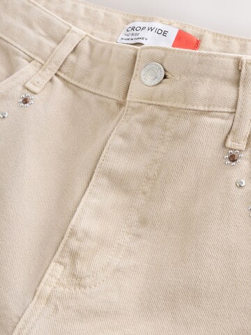 Wide Leg Jean Next en beige