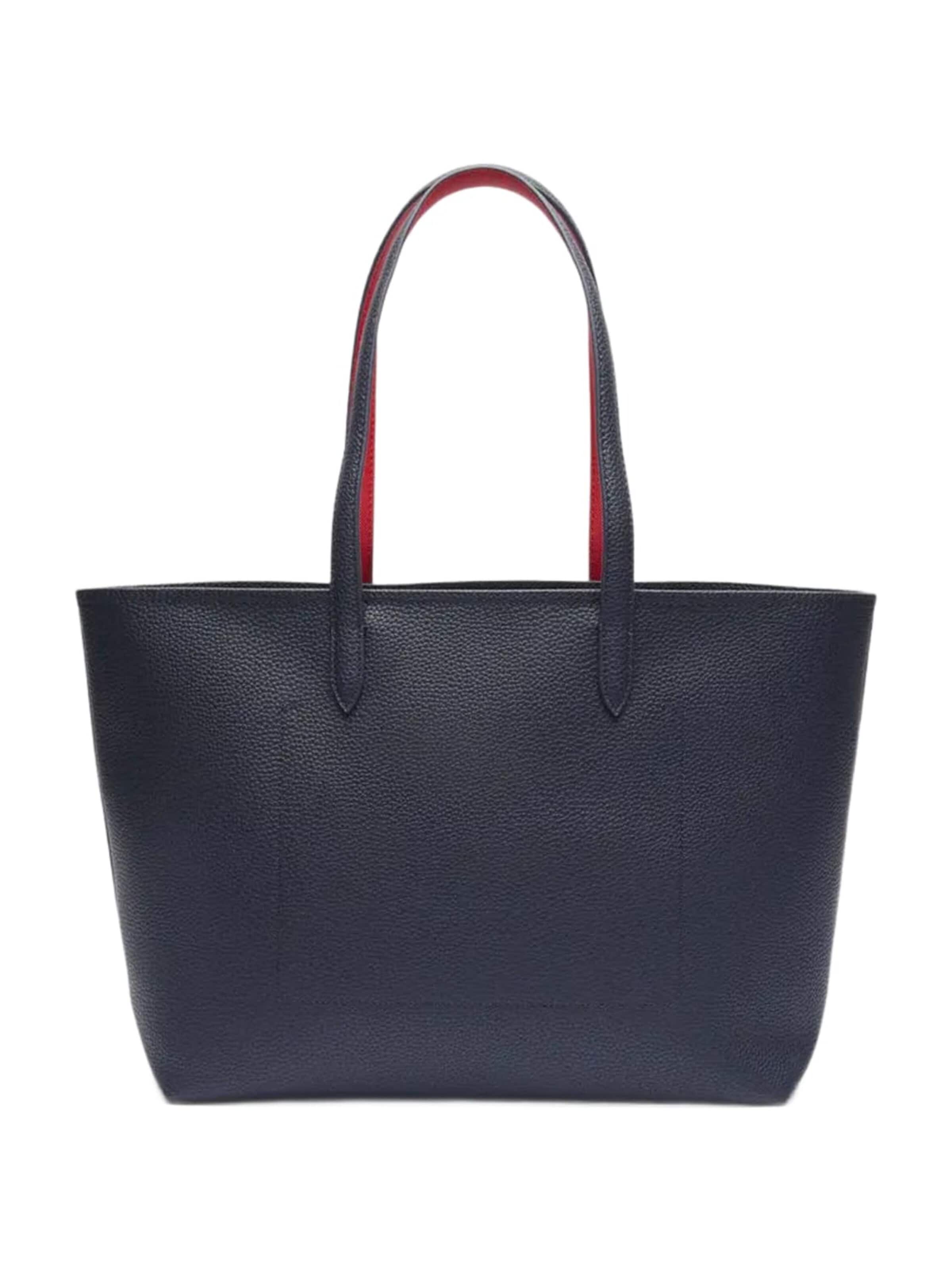 LACOSTE Torba shopper 'Lacoste Sac Cabas Anna Marine 166 Rouge 240' w kolorze niebieski