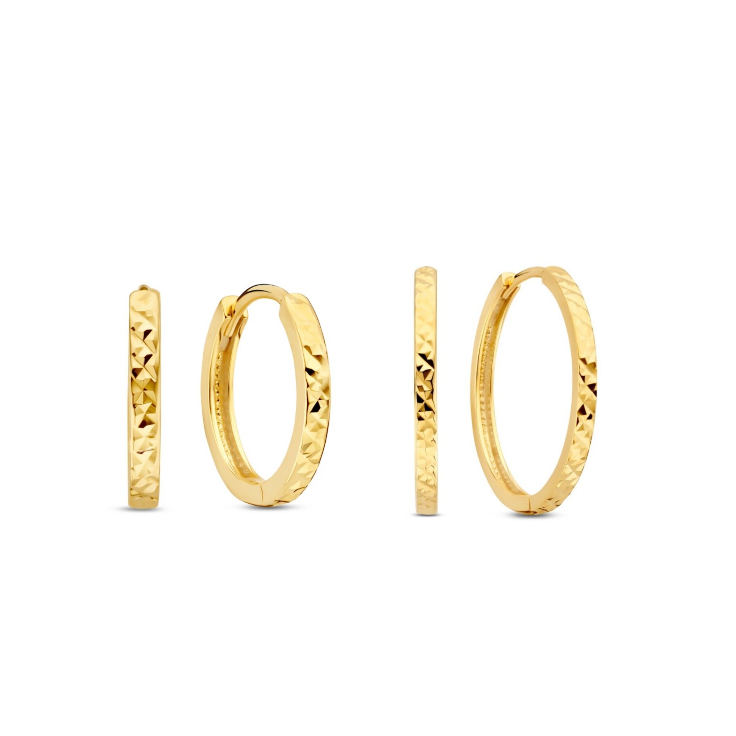 Beloro Jewels Oorbellen in Goud: voorkant