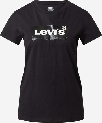 LEVI'S ® Shirt 'The Perfect Tee' in Zwart: voorkant