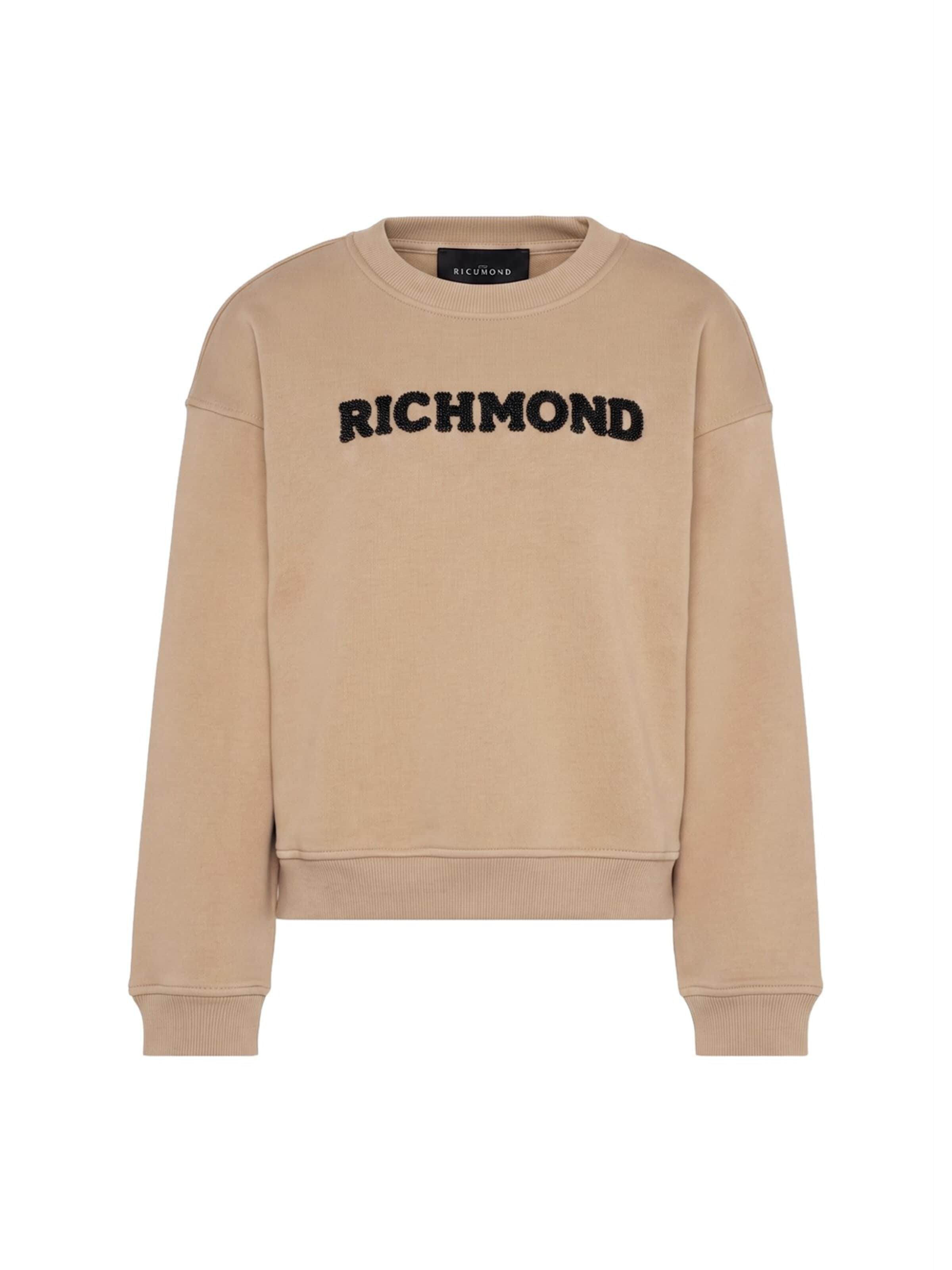 John Richmond - Sudadera en beige: frente