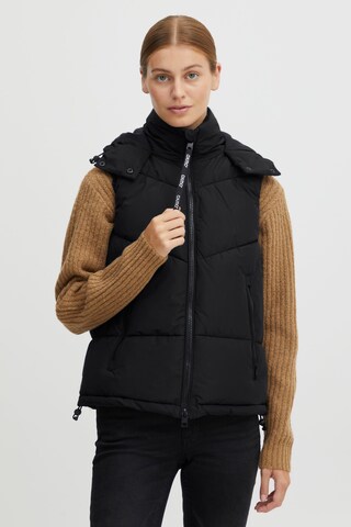 Oxmo Bodywarmer 'Juliette' in Zwart: voorkant