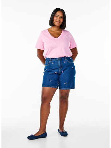 Tricou 'Rea' de la Zizzi pe roz