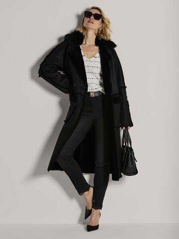 Manteau mi-saison MADELEINE en noir