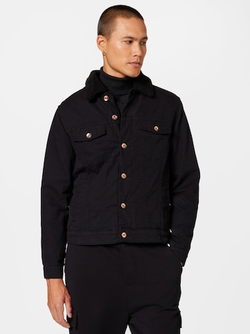 Redefined Rebel Between-Season Jacket 'Princeton' in Black: front