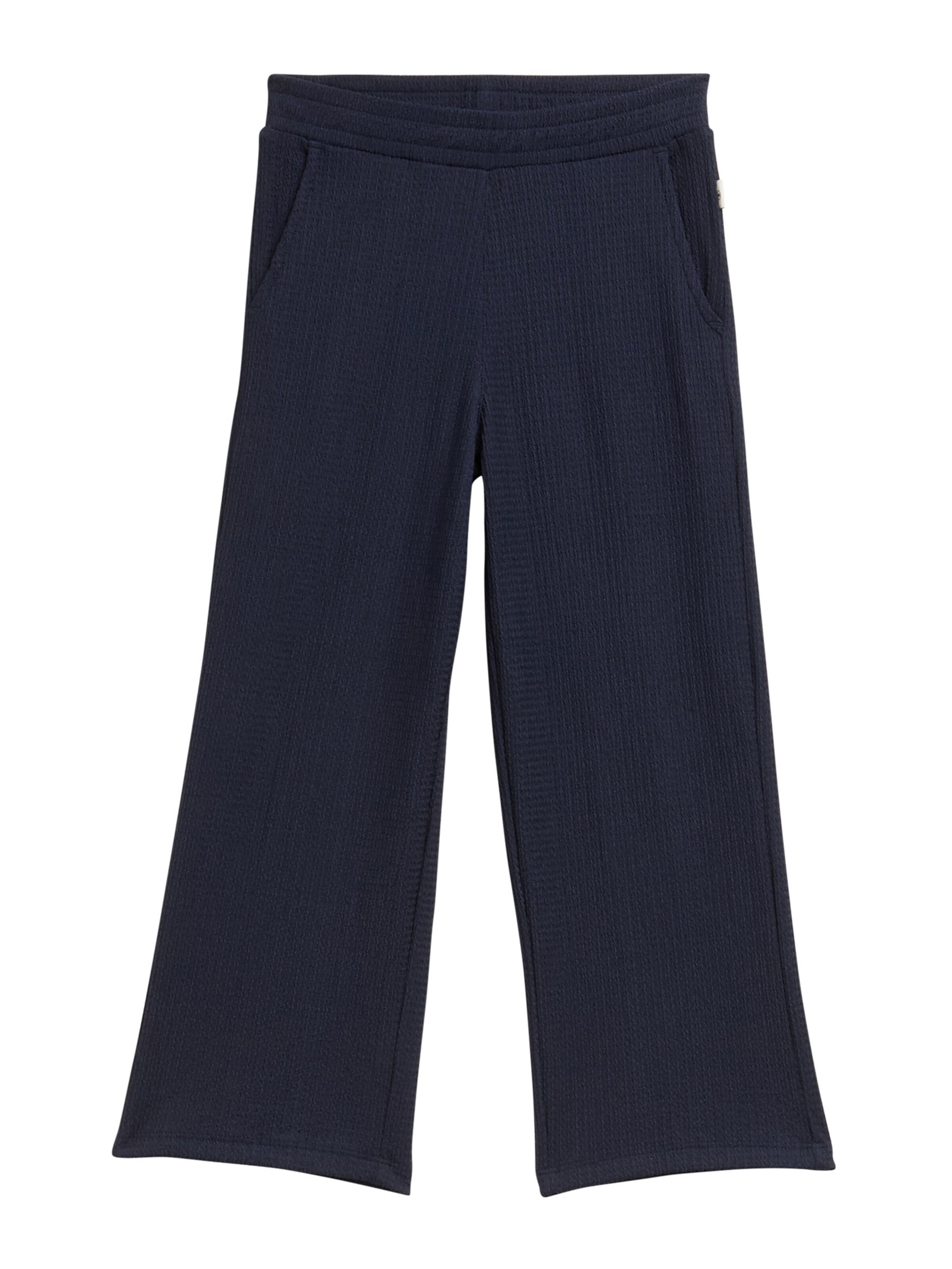 TOM TAILOR Wide Leg Hose in Blau: Vorderseite