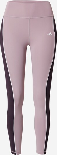 ADIDAS PERFORMANCE Pantalon de sport en violet / noir / blanc cassé, Vue avec produit