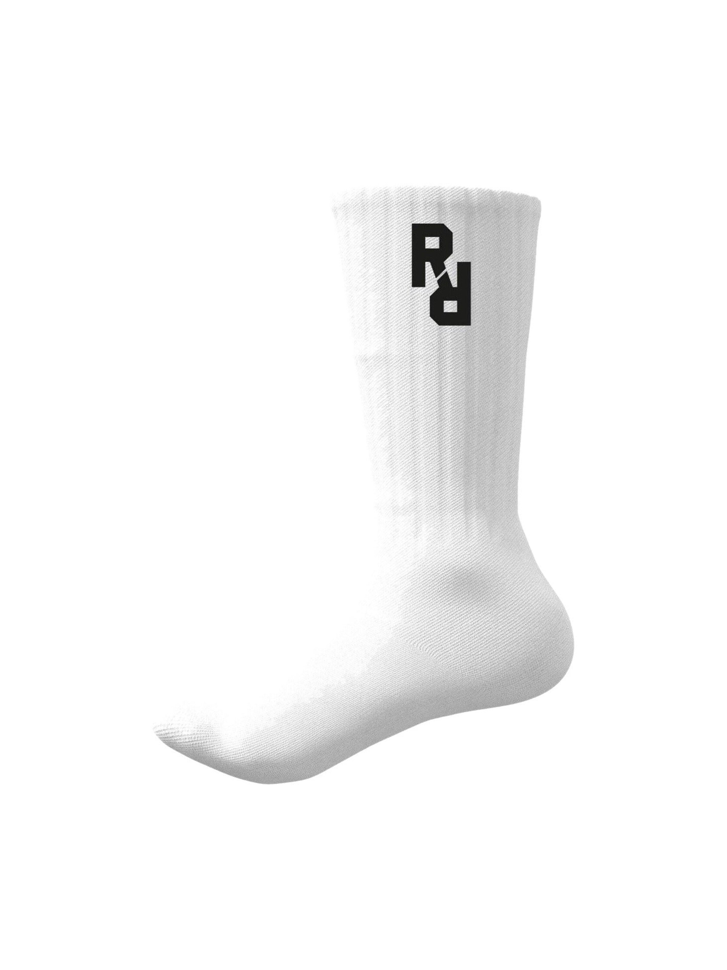 Rheinrebell Athletic Socks in White