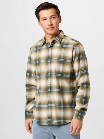 s.Oliver Regular fit Button Up Shirt in Green: front