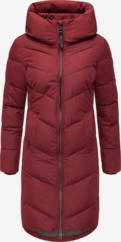 Manteau d’hiver 'Natalin YOUMODO' Ragwear en rouge : devant