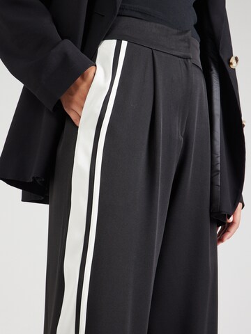 SISTERS POINT Loose fit Pleat-Front Pants 'GALYA' in Black