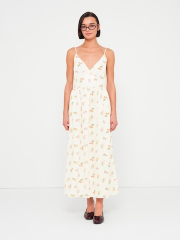 PIECES Šaty 'PCEMMA' - Biela: predná strana