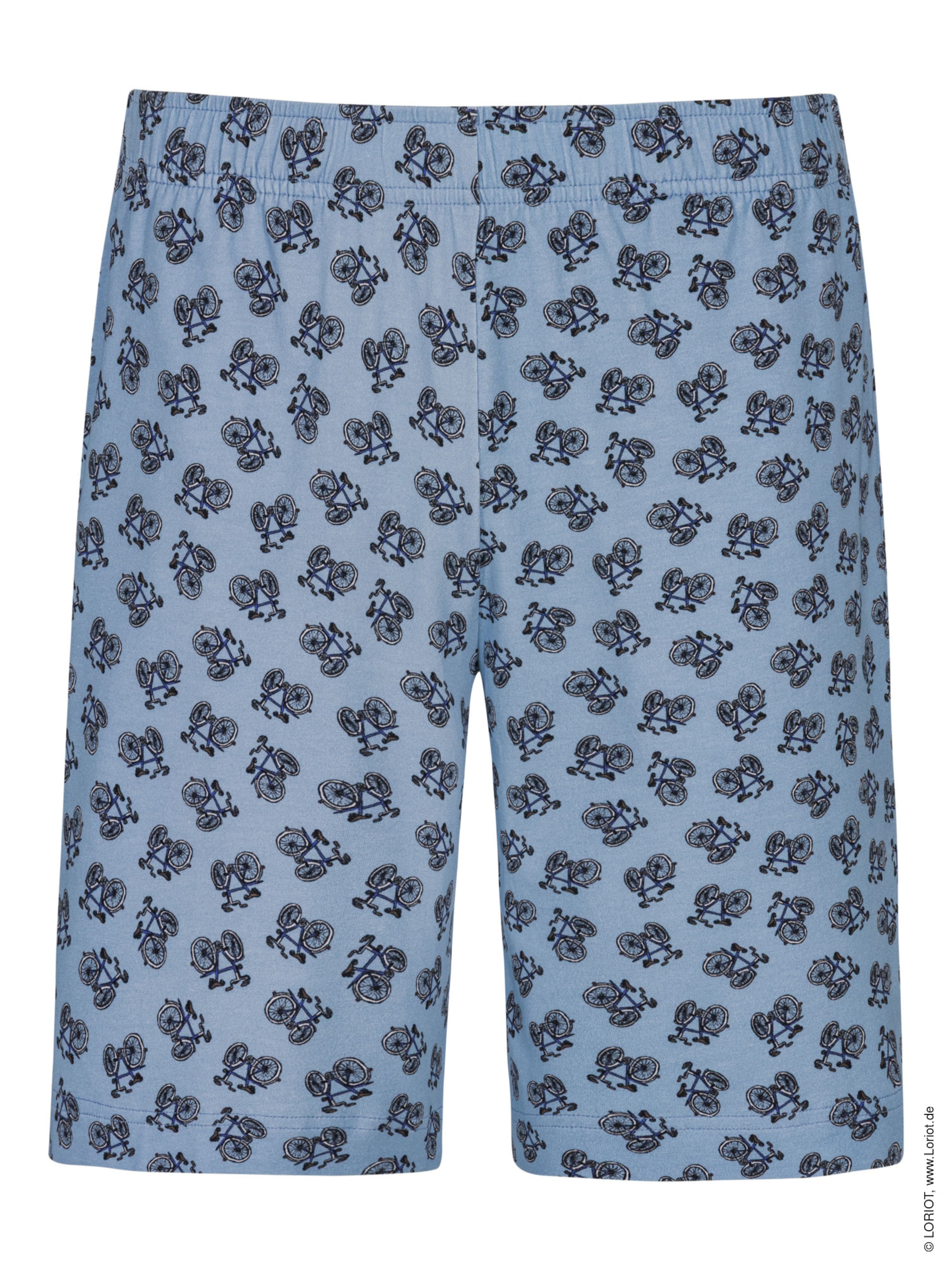 Pantalon de pyjama Mey en bleu : devant