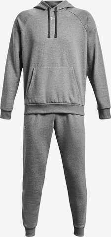 UNDER ARMOUR Tracksuit 'Rival Fleece' in Grey: front