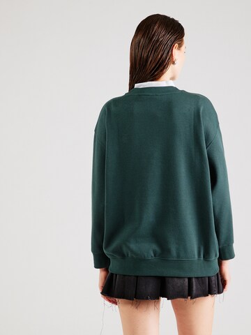 TOM TAILOR DENIM Sweatshirt in Grün