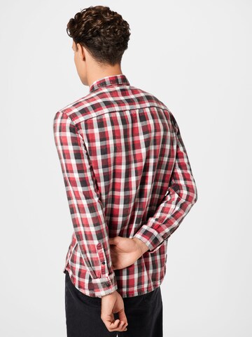 GUESS Regular fit Button Up Shirt in Red