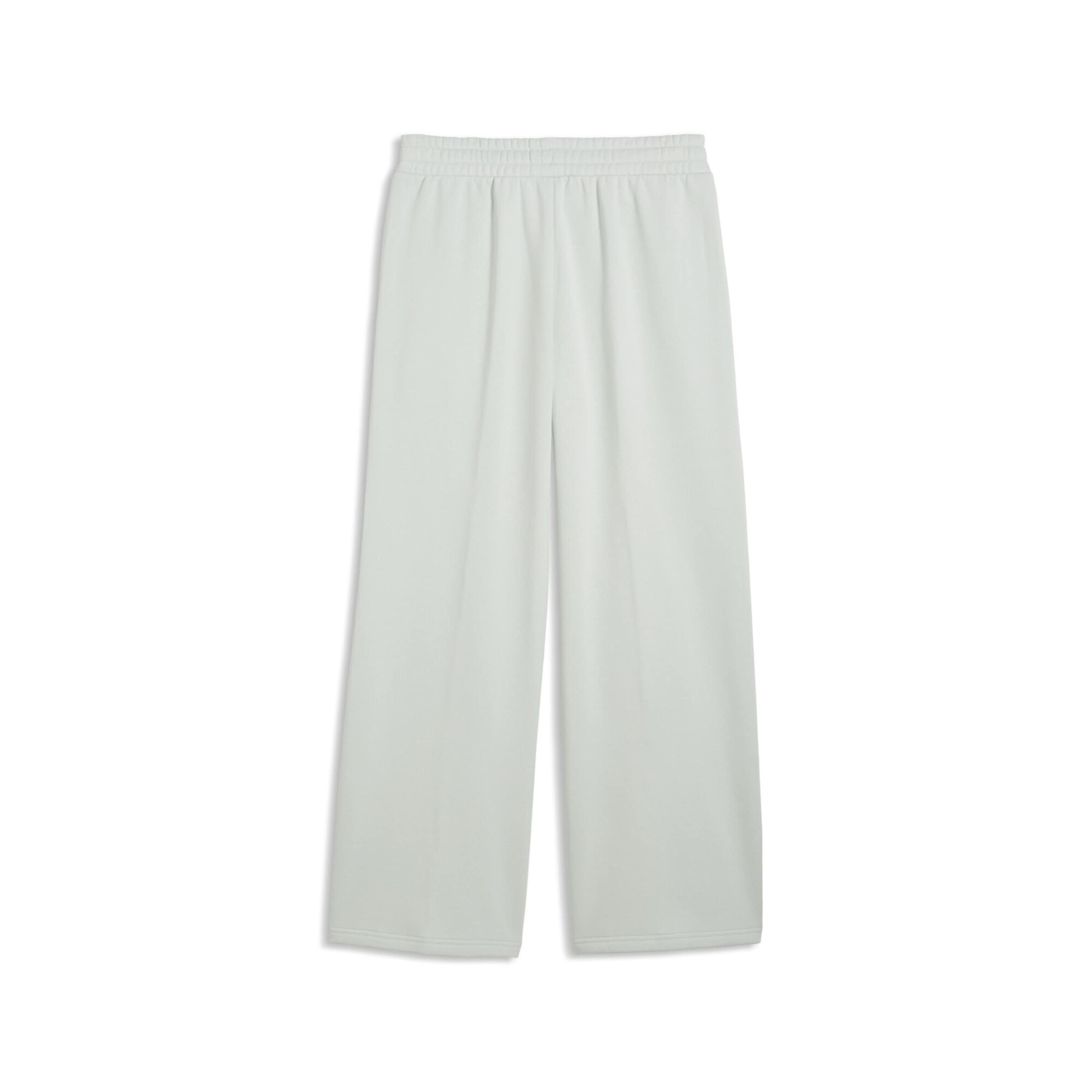 PUMA Wide leg Broek 'Essentials ' in Groen