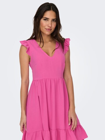 Robe 'METTE' ONLY en rose