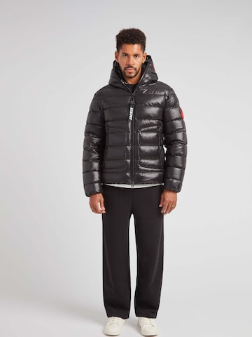 JACK1T Jacke ' R4D Tramline Puffer Racer Matt ' in Schwarz