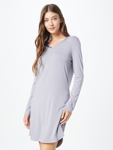 TRIUMPH Nightgown 'Climate Aloe' in Grey: front