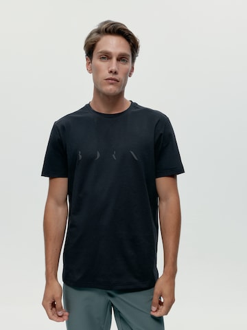 Born T-Shirt 'Melville' in Schwarz: Vorderseite