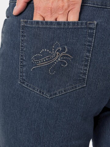 Goldner Slimfit Jeans 'Carla' in Blauw