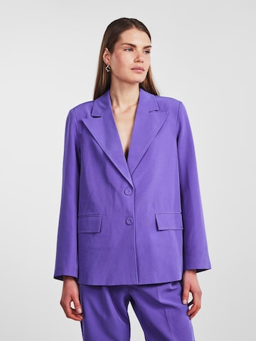 Y.A.S Blazer 'AZA' in Purple: front