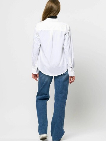 T-shirt ' USPA ' U.S. POLO ASSN. en blanc