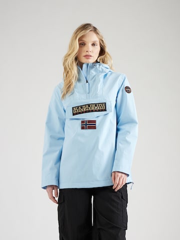 NAPAPIJRI Prehodna jakna 'RAINFOREST' | modra barva: sprednja stran
