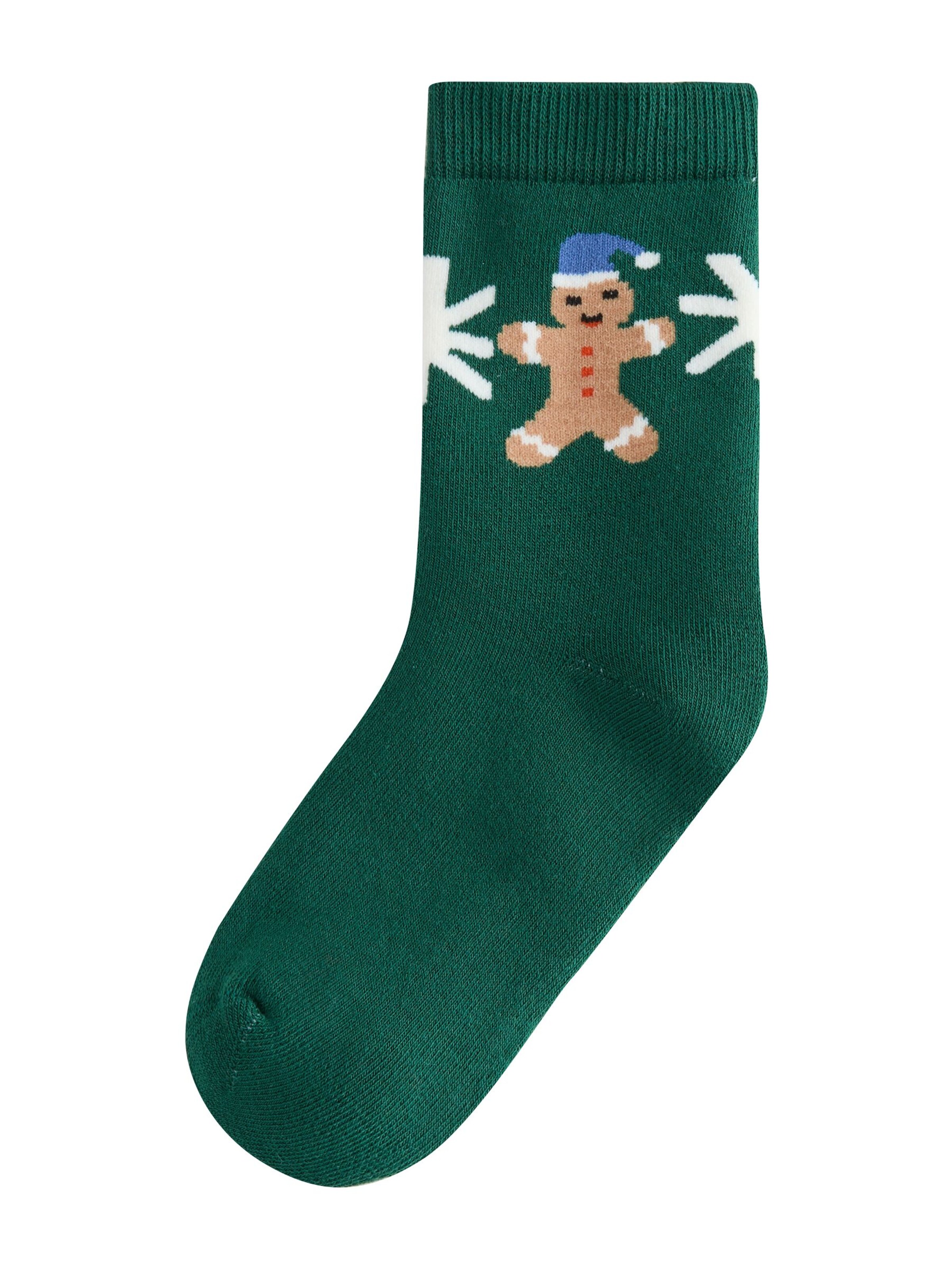 Chaussettes 'Christmas' Next en gris