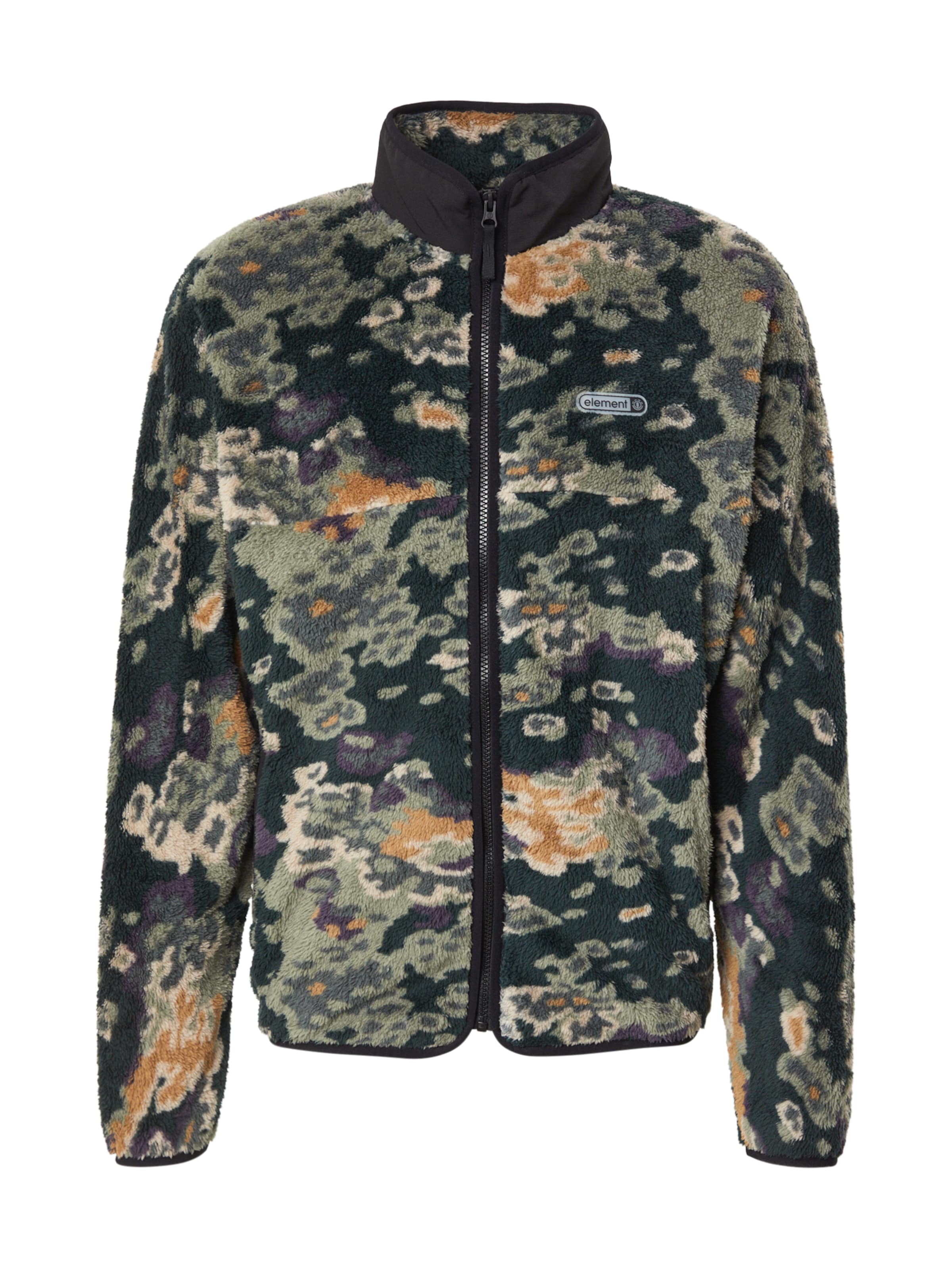 ELEMENT - Chaqueta polar 'CLASSIC' en verde: frente