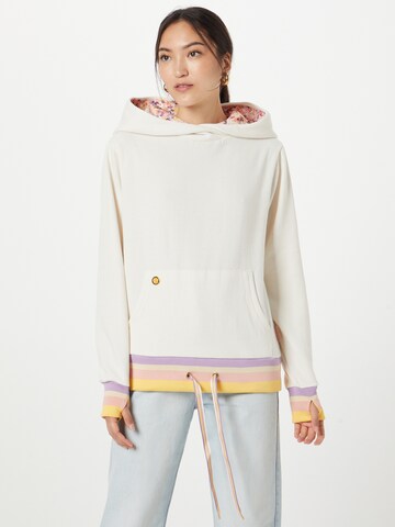 Femi StoriesSweater majica 'RUM' - bež boja: prednji dio
