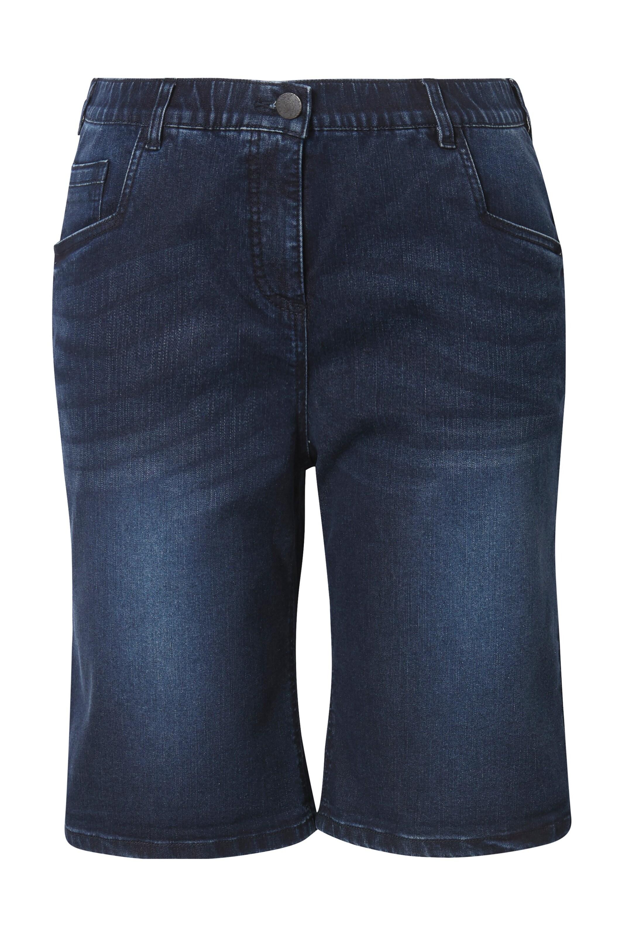 Ulla Popken Regular Jeans in Blauw: voorkant