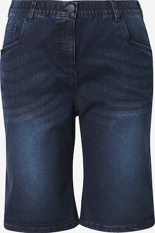 Ulla Popken Regular Jeans in Blau: Vorderseite