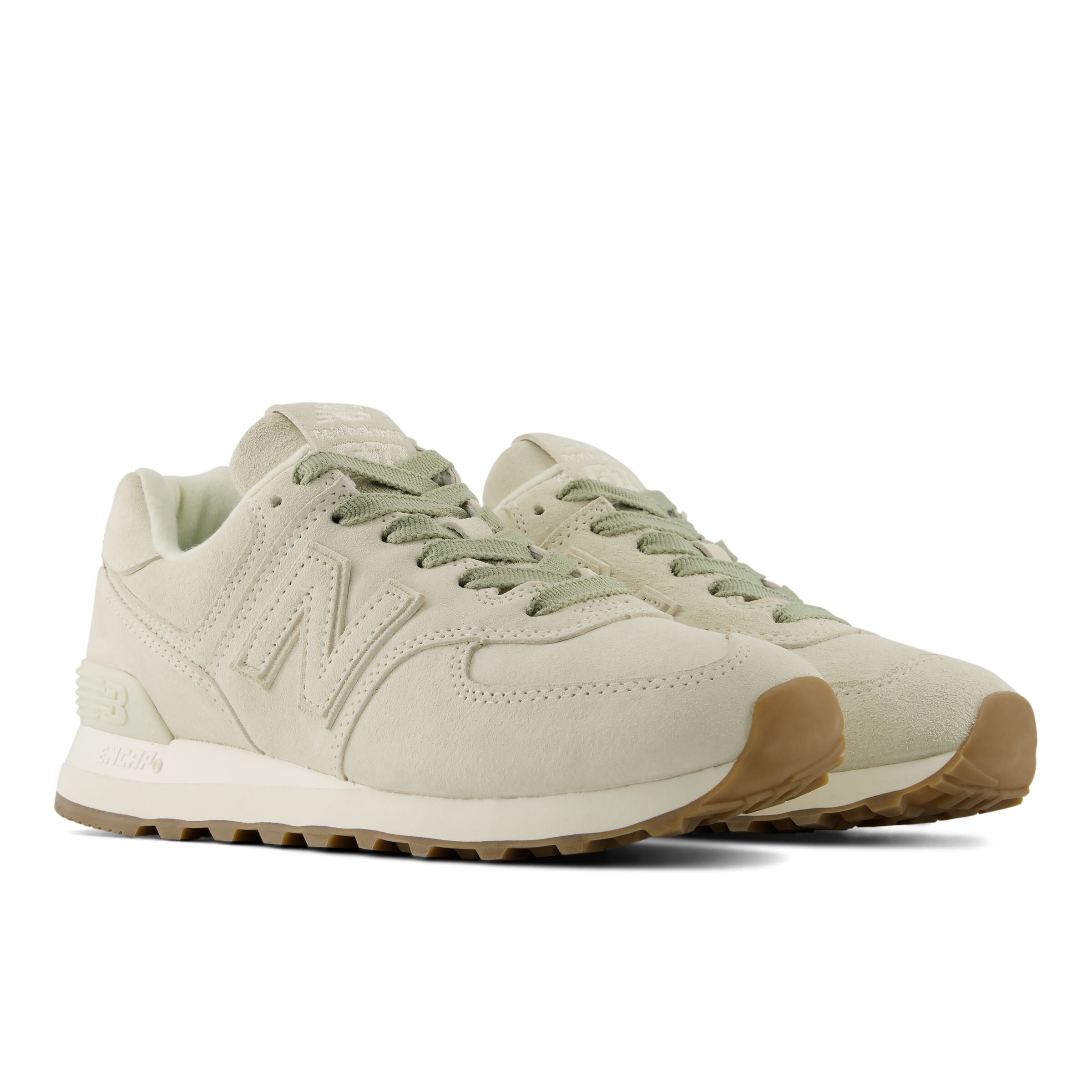 Baskets basses '574' new balance en vert
