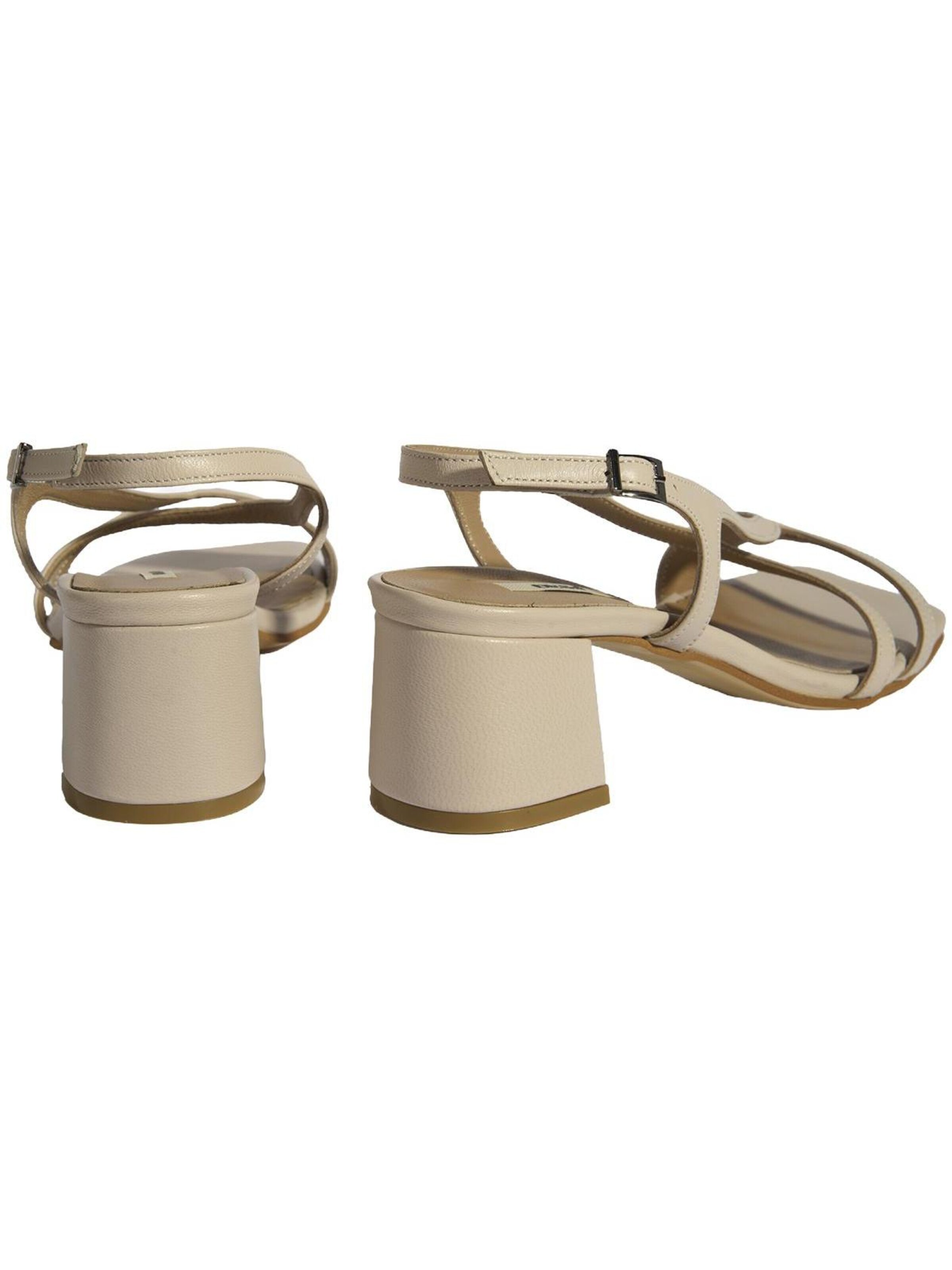Desa Sandaal 'Sandalen mit Absatz' in Beige
