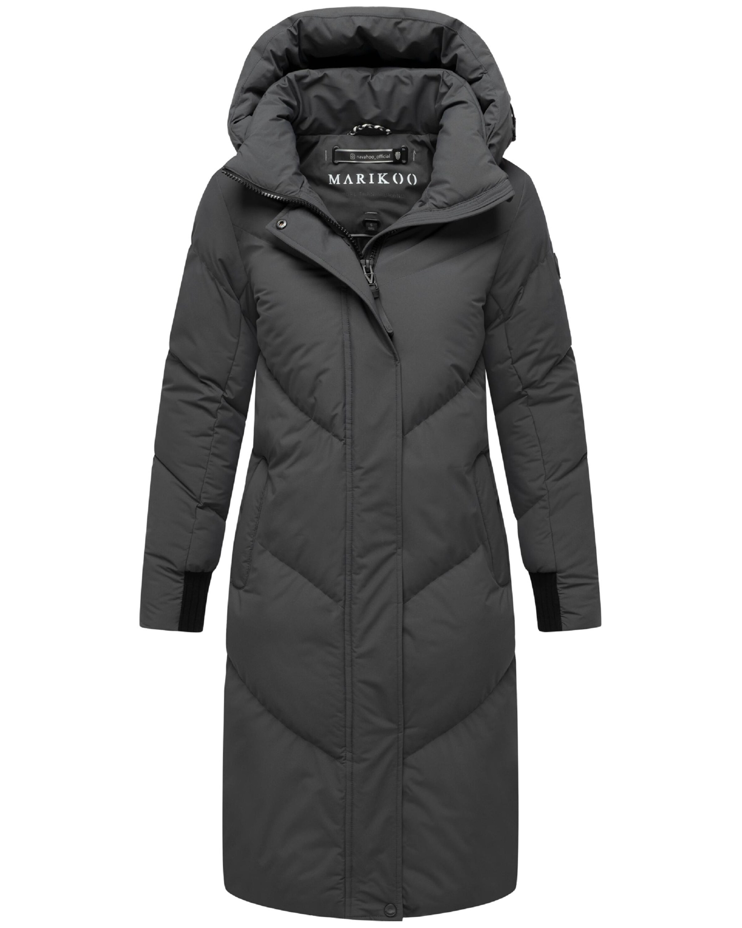 MARIKOO Зимнее пальто 'Teonaa 16' в Серый