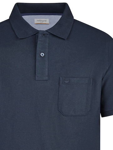 redmond Shirt 'Basic'‌‌ in Blau